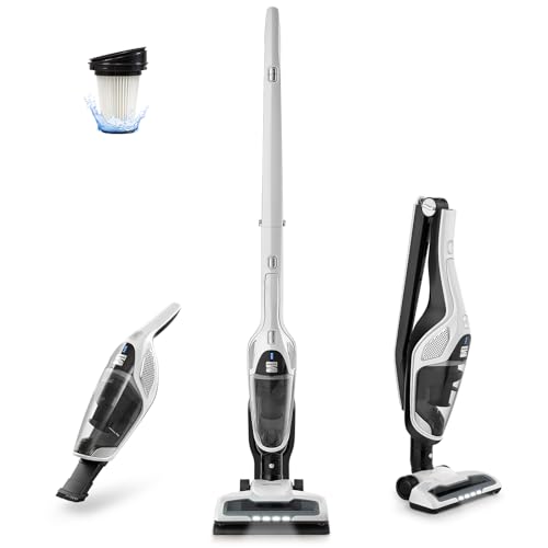 Kenmore 200 Series DS2000 Cordless Stick Vacuum Lightweight Cleaner 2-Speed Power Suction LED Headlight 2-in-1 Handheld for Hardwood Floor, Carpet & Pet Hair