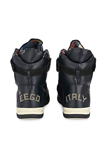 Image of Eego Italy Men's High Top Premium Boots NR-6 (Dark Blue, 7)