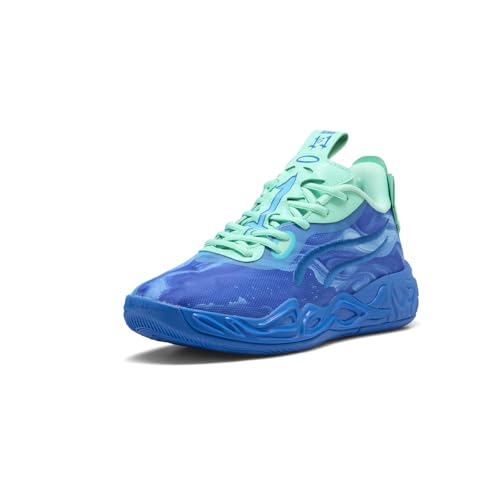 PUMA Kids Boys Mb.04 Lo Team Basketball Sneakers Shoes - Blue - Size 5.5 M2