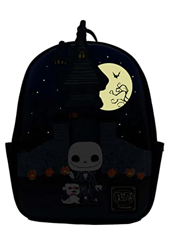 Loungefly Disney POP Nightmare Before Christmas Jack Skellington House Mini Backpack2