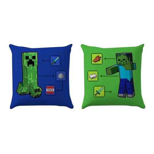 AYMAX Cojín Minecraft - 35 x 35 cm