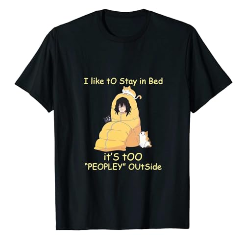 I Like to Stay in Bed It's Too Peopley Outside Shota Aizawa Cotton Shirt