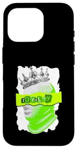 Green The Crown Never Slips グリーングラフィック スマホケース iPhone 16 Pro 用