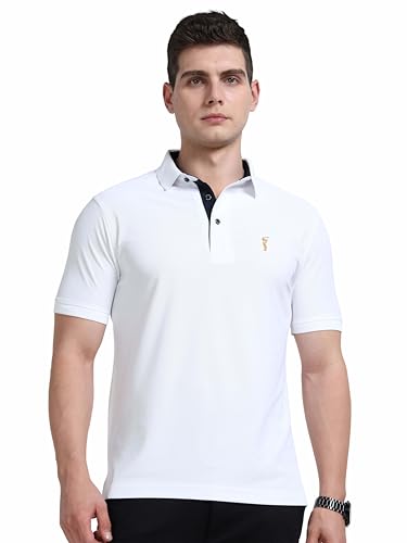 Image of STELLERS Men's Premium Regular Fit Polo T-Shirt's |Feather Touch Feel | Odour Resistant| Anti-Static| Wrinkle Free | Quick Dry | Stretchable | Lightweight | Sweat-Proof