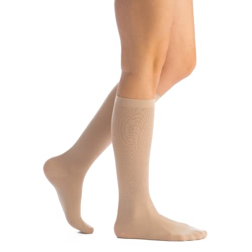 Image of EvoNation Women's Knee High 20-30 mmHg Graduated Compression Socks - Firm Pressure Compression Garment