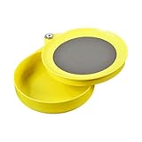 Aosekaa Fishing Tray Pull Baits Tray Portable Round Fishing Tool Lure Container Baits Plate Pull Lure Tray for Lake River Enthusiasts, Blue