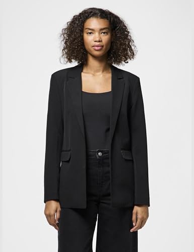 Blazer léopard chic PCBOZZY veste fluide imprimé animal - 3