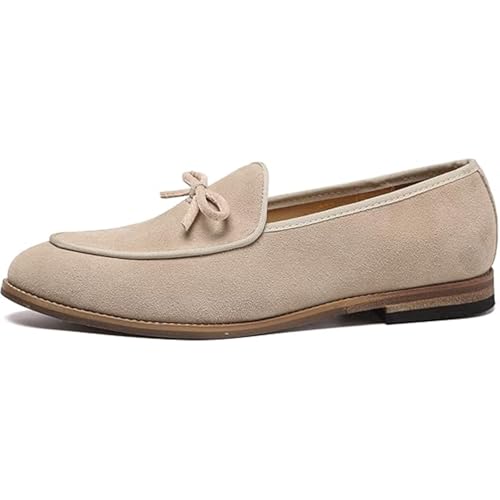 Men's Casual Bow Slip-On Driving Penny Loafers2