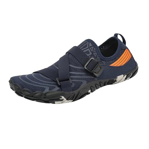 VBEDKDEB Zapatillas de correr para mujer, zapatillas de deporte, zapatillas de senderismo, ligeras, transpirables, de trekking, para mujer, azul oscuro, 39 EU