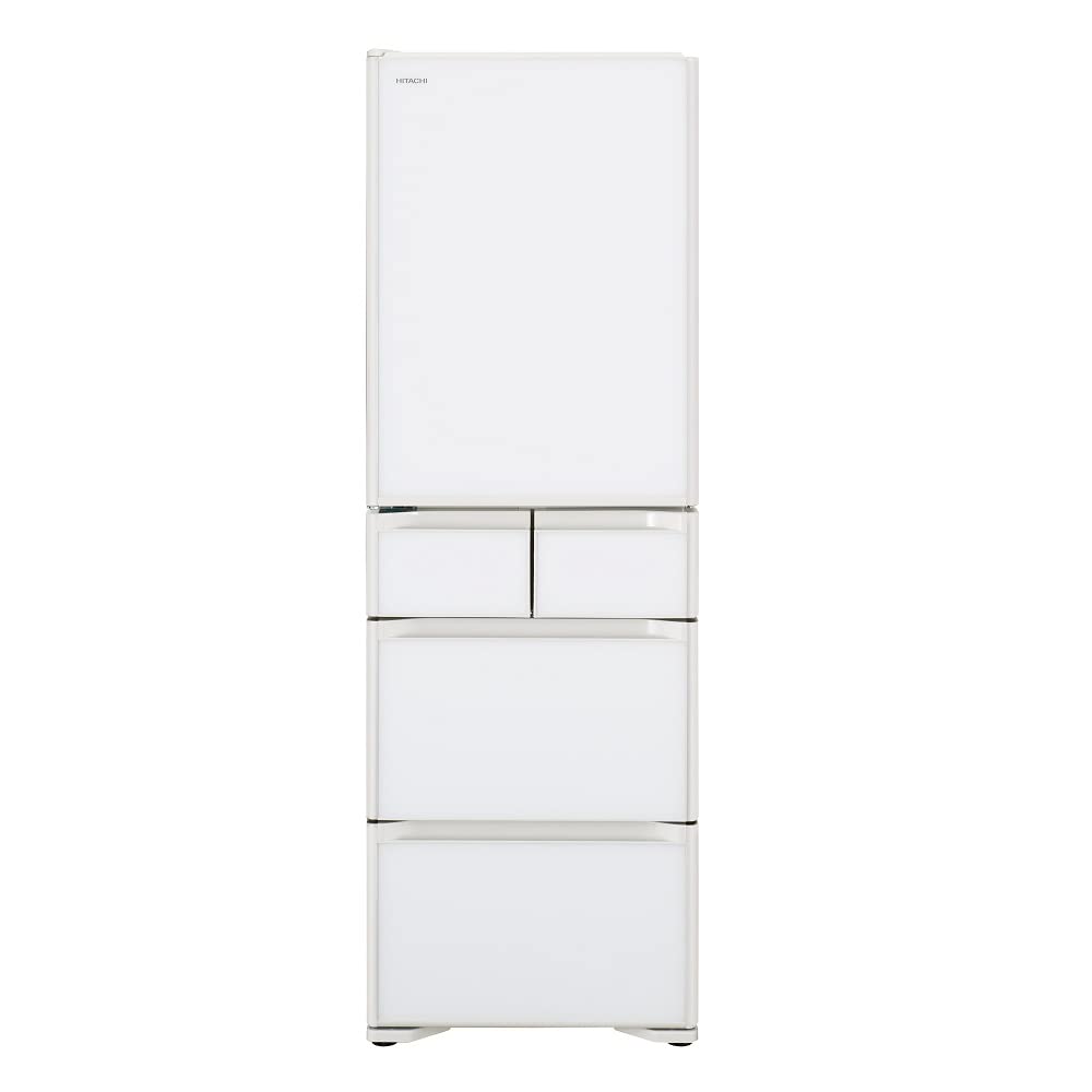 Amazon | 日立 冷蔵庫 幅60cm 401L クリスタルホワイト R-S40SL XW 5 