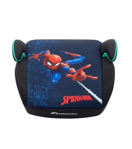 Bebeconfort Disney Gaia i-Fix​ Asiento Elevador ISOFIX, Silla Coche Spiderman para Niños y Niñas de 6 a 12 años, 22-36 kg, 128-150 cm, Portátil, Cómodo, Compacto, Ligero, Fun Spiderman