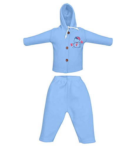 MYKID Baby Fleece Hooded Sweater Set