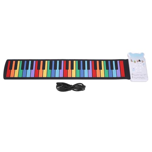 Roll Up Piano,49 Keys Electric Piano Keyboard,Suitable for Children to Practice Playing