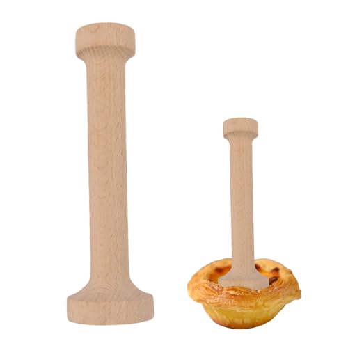 La Mejor Recopilación de Moldes para pastas de esta semana. 47 Tamper de madera para tartas, pastas y pastas, moldes para tartas, pastelería, herramienta para hornear tartas, tartas de queso, pastas, hornear (molde de tarta de huevo)