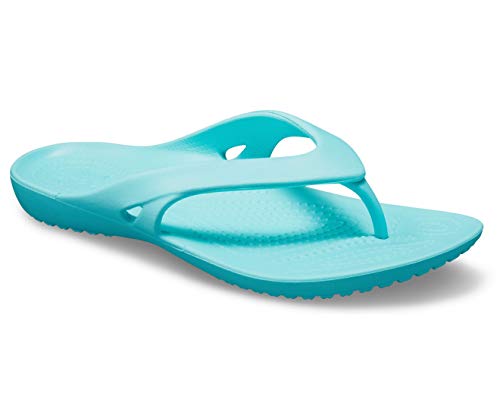 Image of crocs Women's Kadee II Flip W Blue Flops-2 UK (W4) (202492-40M)