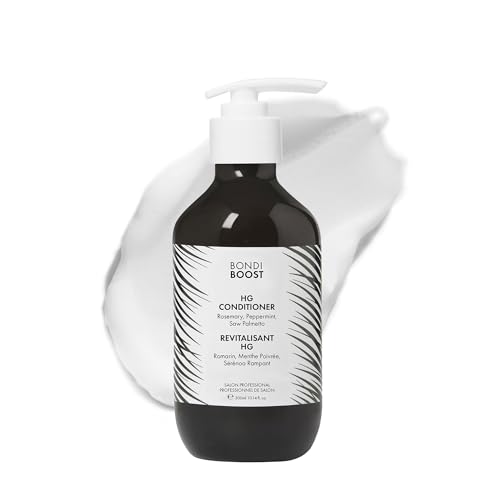 BondiBoost HG Conditioner 10.14 fl oz - Promotes Healthy Scalp + Follicles - Reduce Split Ends - Gain Thicker + Fuller + Healthier Hair for Women + Men - Vegan + Cruelty-Free - Australian Made