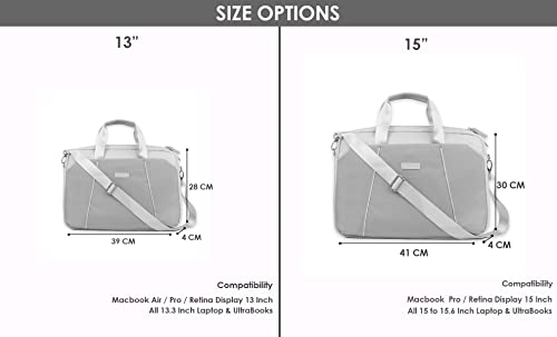Image of Probus Laptop Messenger Bag Sling Designer Water Resistant Spacious Sleeve Case Cover for Men and Women