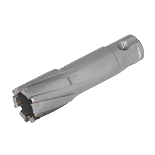 Carbide Steel Plate Annular Cutter Metric 50mm Depth Core Drill Bit Hallow Hole Saw, for Ferrous and Non Ferrous Metals (25mm)