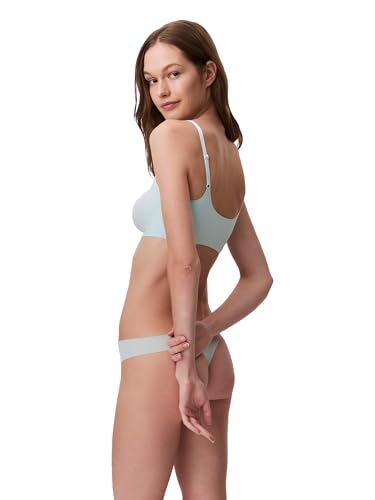 Image of Calvin Klein Women's Invisibles Comfort Seamless Adjustable Skinny Strap Bralette Bra