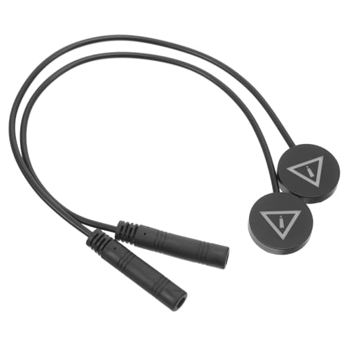 ROMISBABA Système D’éclairage D’angle Mort 12v pour Voiture, Détecteur LED Rouge pour Rétroviseur Latéral, Assistance Changement de Voie, Feu...