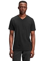GAP Mens Classic V-Neck T-Shirt True Black