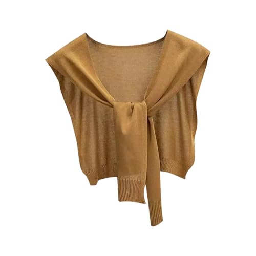 Womens Pashmina Shawls and Wraps Knitted Thin Casual Shawl Wraps Scarf Cardigan Cape Cashmere Shoulder Top