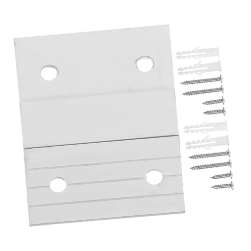 Image of DOITOOL Heavy Duty Picture Hanging Kit French Cleat Metal Mounting Bracket for Easy Installation of Art Frames Mirrors and Whiteboards Comprehensive Z Clip Wall Mount Hardware