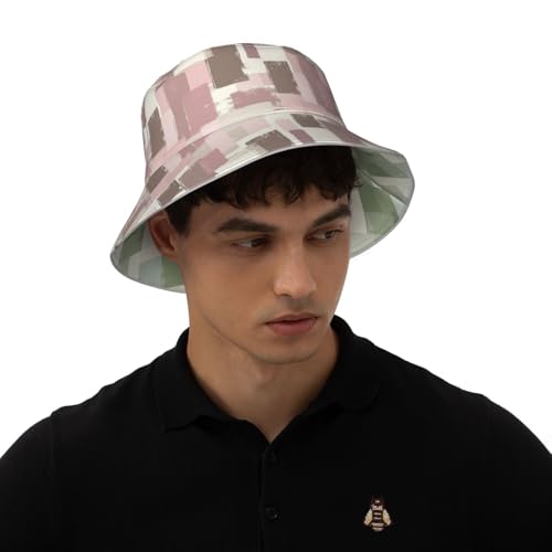 Image of Bucket Hat Double-Side-Wear Reversible Sun Hat Beach Travel Hiking for Women Men