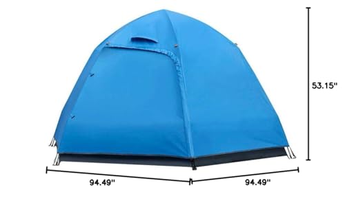 Carpa GeRRiT para camping 3-5 personas, pop-up, doble capa miniatura 6
