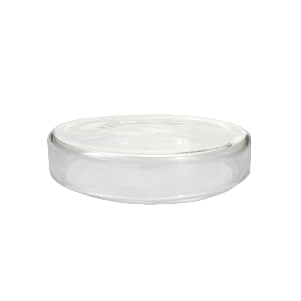 KENZIUM - Pack 10 x Placas de Petri | Diámetro 80 mm | Vidrio Borosilicato 3.3 | Ideal para Laboratorio y Educación
