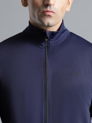Image of hummel Promo Men's All weather Regular Fit Track Suit with Zipper and Pockets Comfortable Breathable Stretchable Soft Fabric For Everyday Use Ideal for Gym Training or Running Loungwear