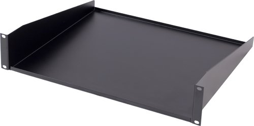 1U Non Vented Shelf - Black