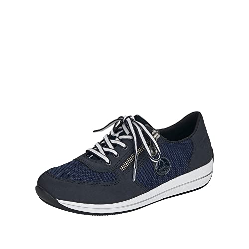 Rieker Damen Sneaker N1111-14 blau Gr. 41