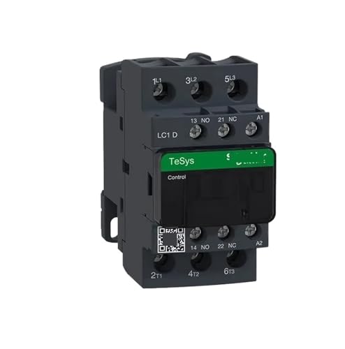 Contacteur tripolaire AC LC1D09 220V noir pour circuit triphasé