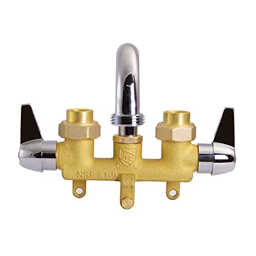Design House 558049 Ashland Laundry Tub Faucet, Brass, 8-12", Polished Chrome #TOP6