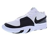 Nike Ja 1 - Zapatillas de baloncesto para hombre, Blanco/Negro/Blanco, 45.5 EU
