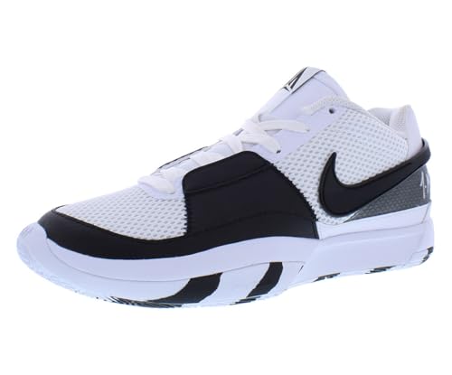 Nike Ja 1 Basketball Shoes (FQ4796-101, White/Black-White) Size 10