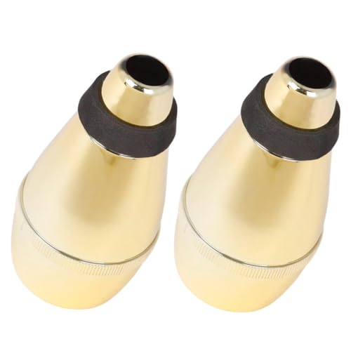 Alasum 2個小号用全封閉弱音器 初心者向けトペットミュート 素材製で耐久