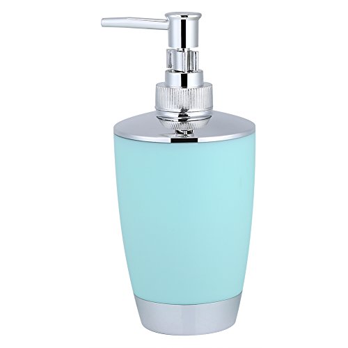 Yosoo 6 Piece Plastic Bathroom Accessory Set Luxury Bath Accessories Bath Set Lotion Bottles, Toothbrush Holder, Tooth Mug, Dish, Toilet Brush, Trash Can (Light Green) - Image 5