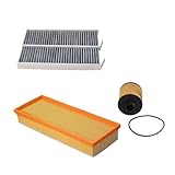 3pcs Filter Set Compatible For Peugeot 3008 2016 1.6T Car Engine Cleaner Cabin Air Oil Kit Auto