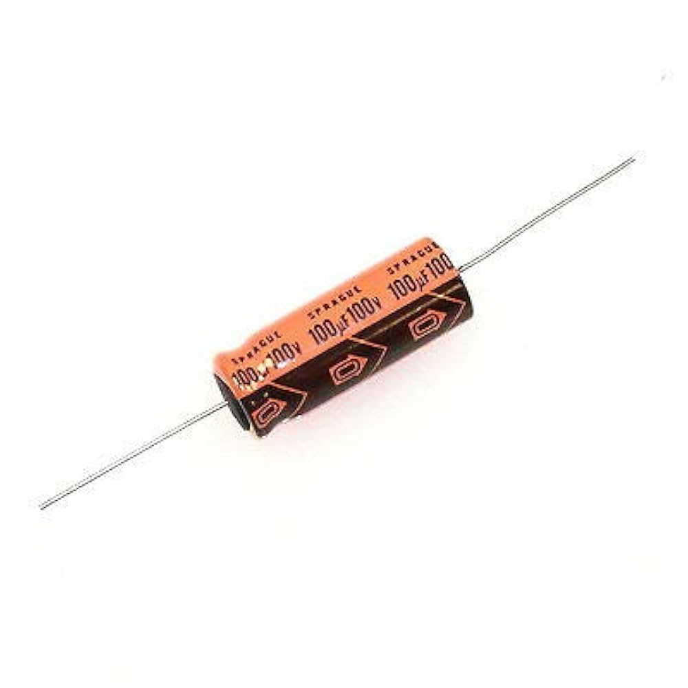 SPRAGUE 516D107M100NR7B 100uF 100V 10X26mm Axial