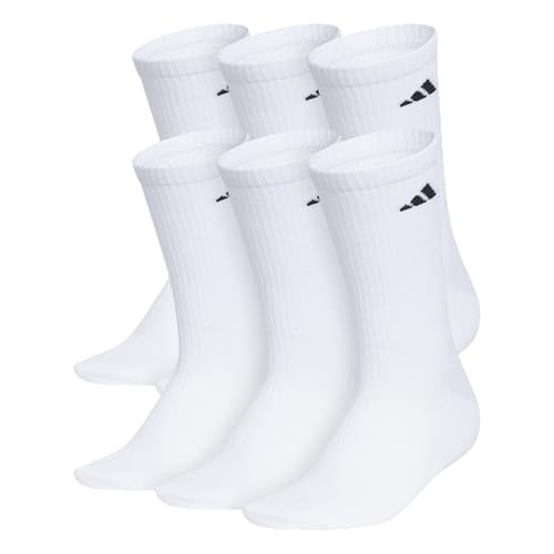 Image of adidas Men's Superlite Crew Socks (6 Pairs) Lightweight & Breathable