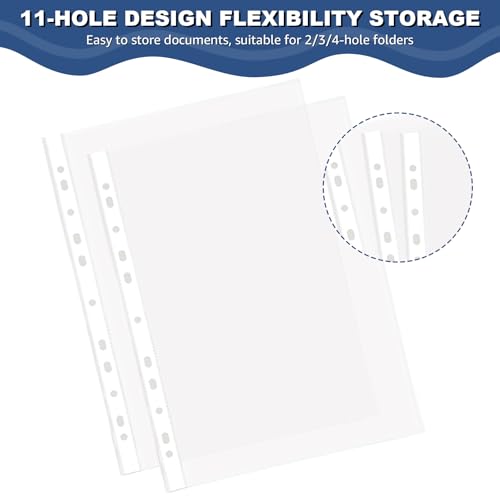 Pochettes plastiques perforées A4 APACALI protection transparente top
