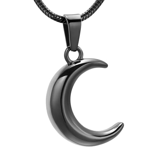 Bijou funéraire Smooth Moon pour garder un être cher près de soi - 2