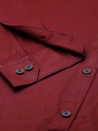 Image of Majestic Man Men Classic Slim Fit Pure Cotton Casual Shirt