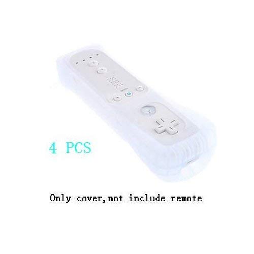 4x Silicone Skin Case Cover for Nintendo Wii Remote Controller (Certified Refurbished)