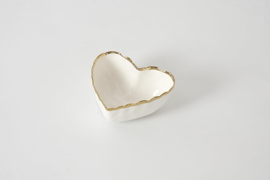 Pampa Bay Portofino Heart Bowl, 5.5" x 5.5" x 2.5"
