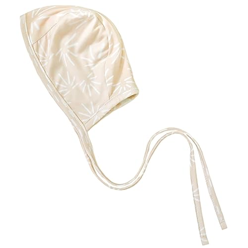 Image of Copper Pearl Baby Bonnets: Ultra-Soft, Comfy to Wear, Tie-On Infant Sun Hat for Protection Against UV Rays, Trendy Coordinating Designs Swaddles, 0-3 Months - Sol