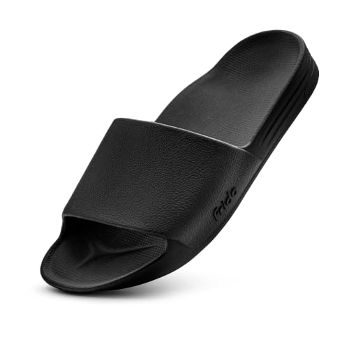 Arch Comfort Slides for Women & Men, Built-In Arch Support, Cushioned EVA Footbed, Non-Slip Sole, Indoor & Outdoor Slippers for Home, Beach, Pool, Tra