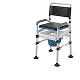 FLFHDUP Behinderte Bank Dusche Wc Sitz Ältere Mobile Schwangere Wc Stühle Teile Badezimmer Ausrüstung(06 Carbon Steel)